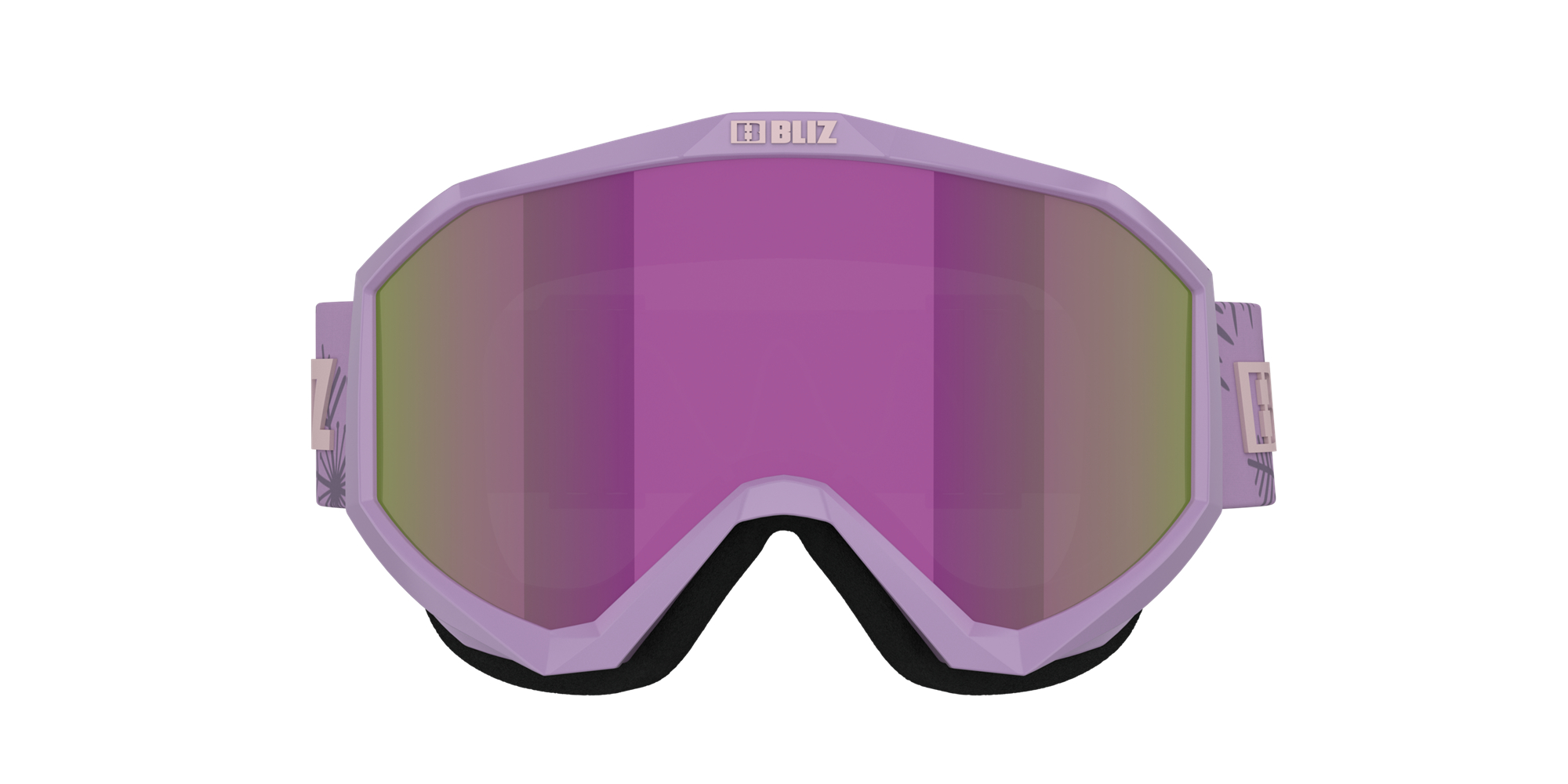 Bliz Liner Jr Ski Goggles Matte Purple With Pink Logo / Brown Purple | DQLS59347