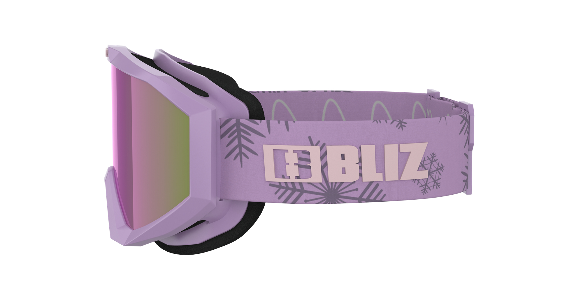 Bliz Liner Jr Ski Goggles Matte Purple With Pink Logo / Brown Purple | DQLS59347