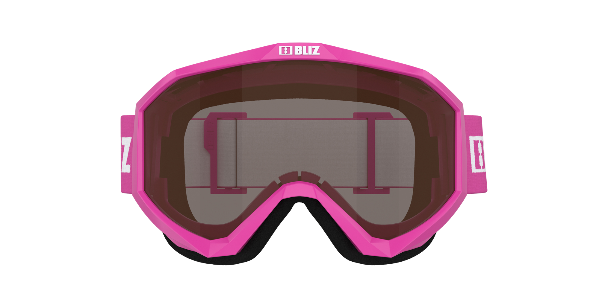 Bliz Liner Jr Ski Goggles Pink - White Logo / Brown | AKGQ27563