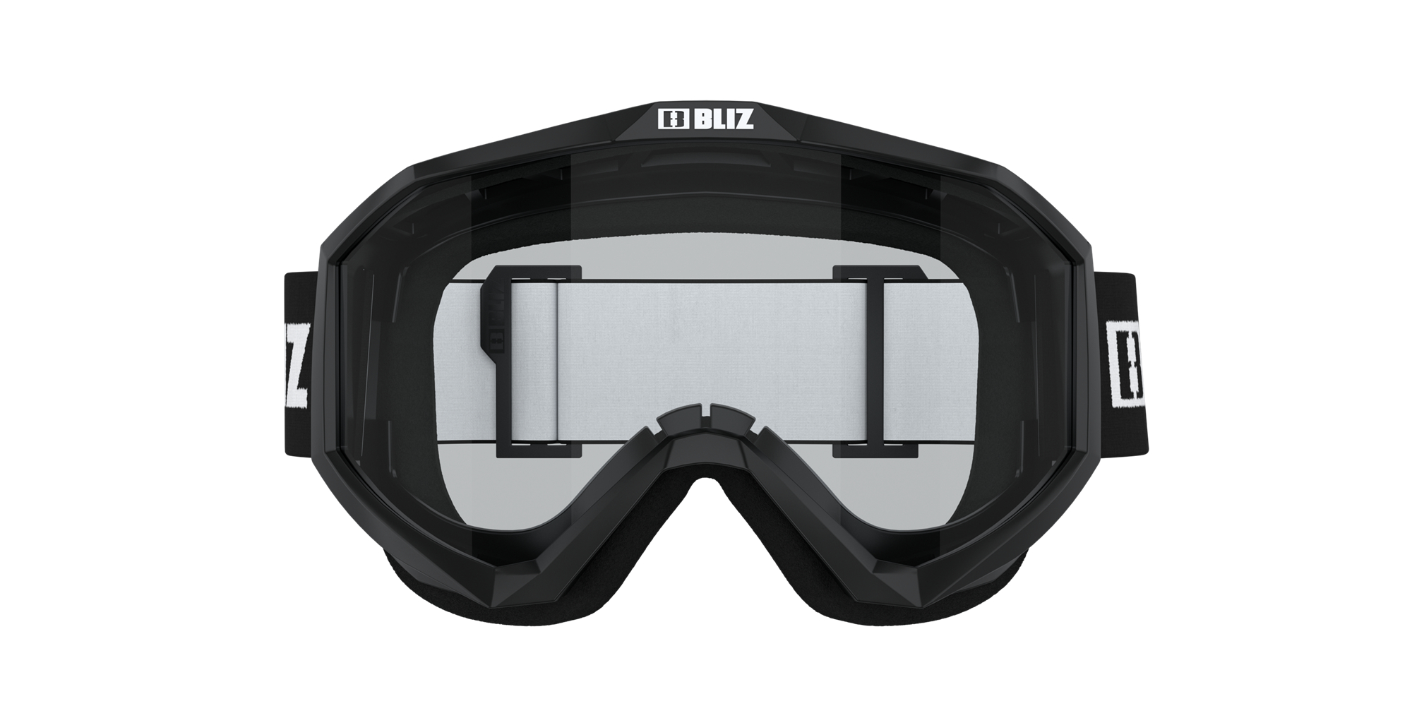 Bliz Liner Ski Goggles Black - White Logo / Clear | ULKV46290