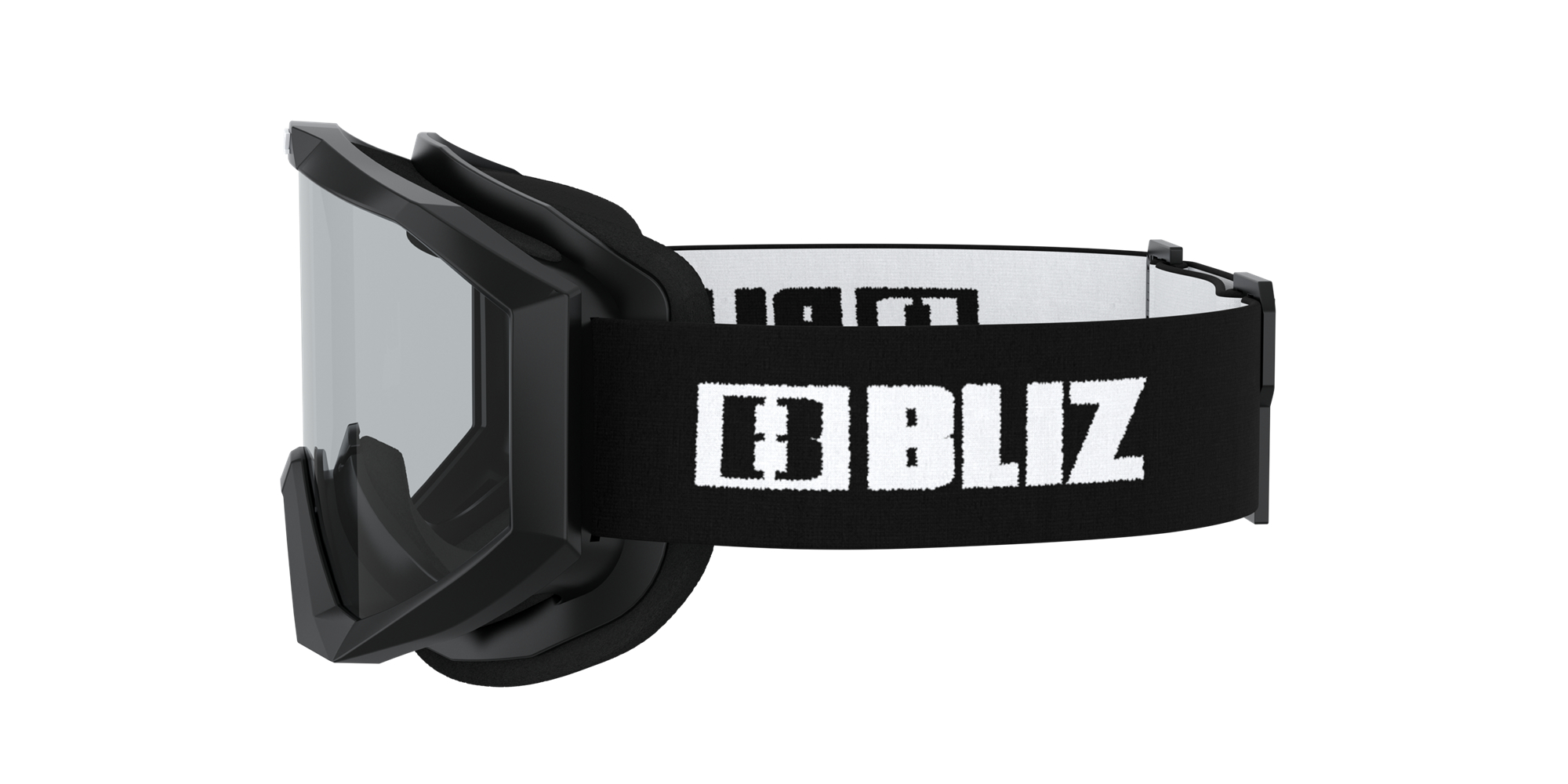 Bliz Liner Ski Goggles Black - White Logo / Clear | ULKV46290