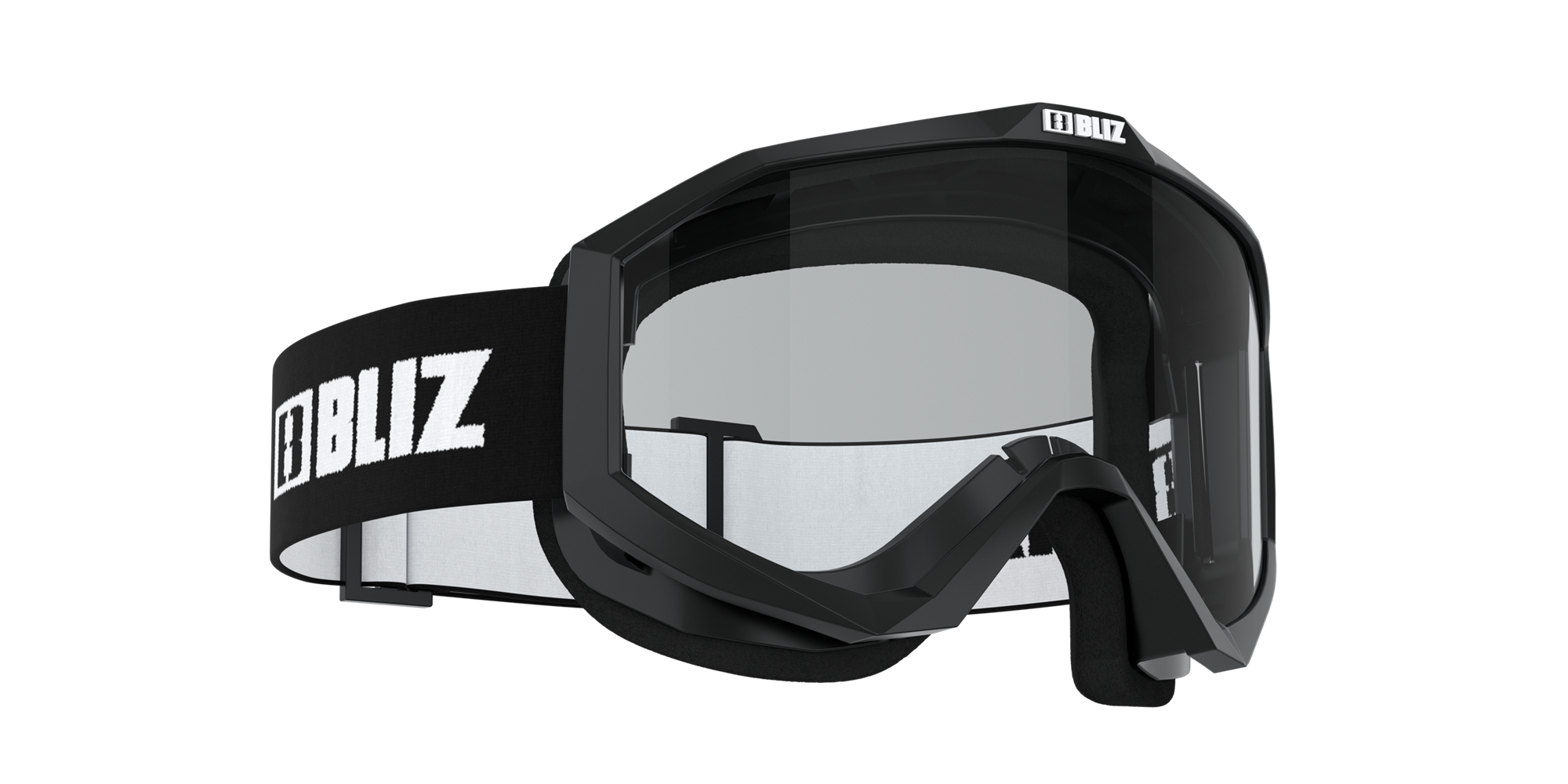 Bliz Liner Ski Goggles Black - White Logo / Clear | ULKV46290