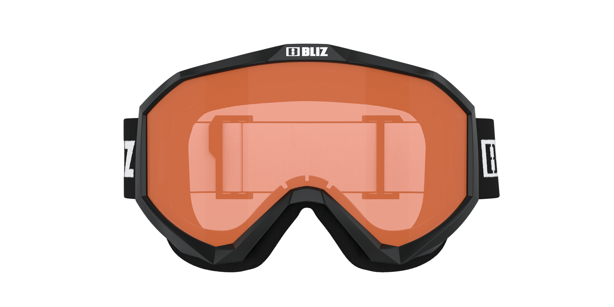 Bliz Liner Ski Goggles Black - White Logo / Orange | LYKB90286