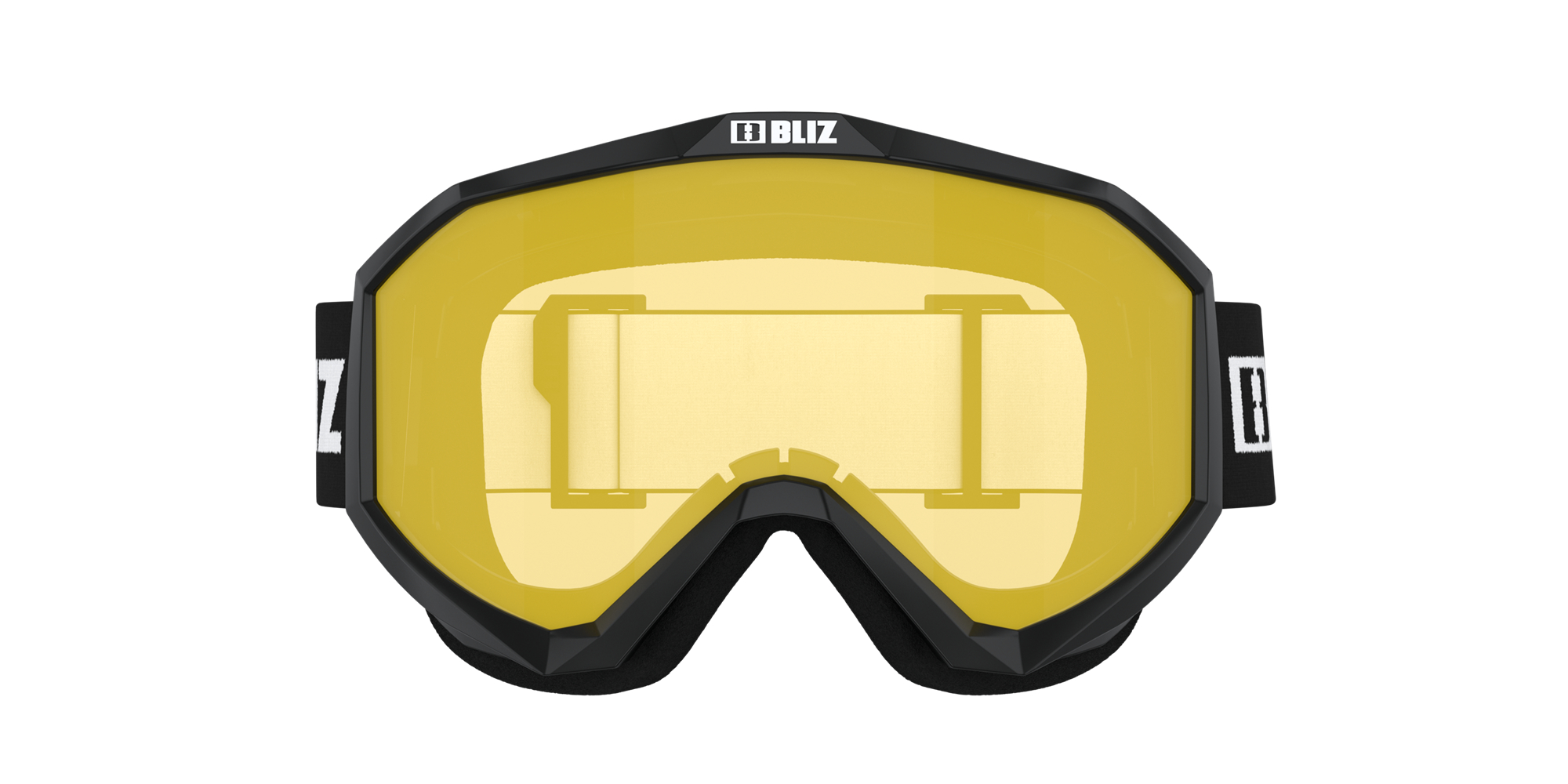 Bliz Liner Ski Goggles Black - White Logo / Yellow | ERZD08549