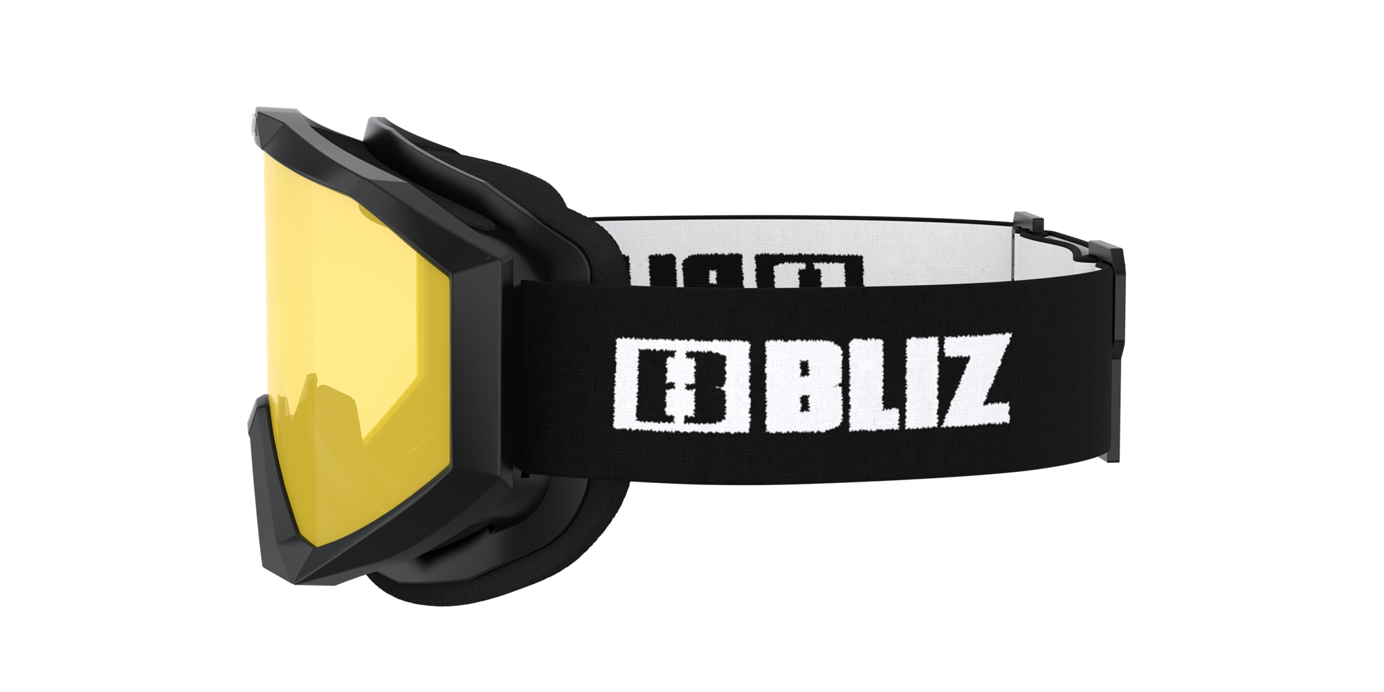 Bliz Liner Ski Goggles Black - White Logo / Yellow | ERZD08549