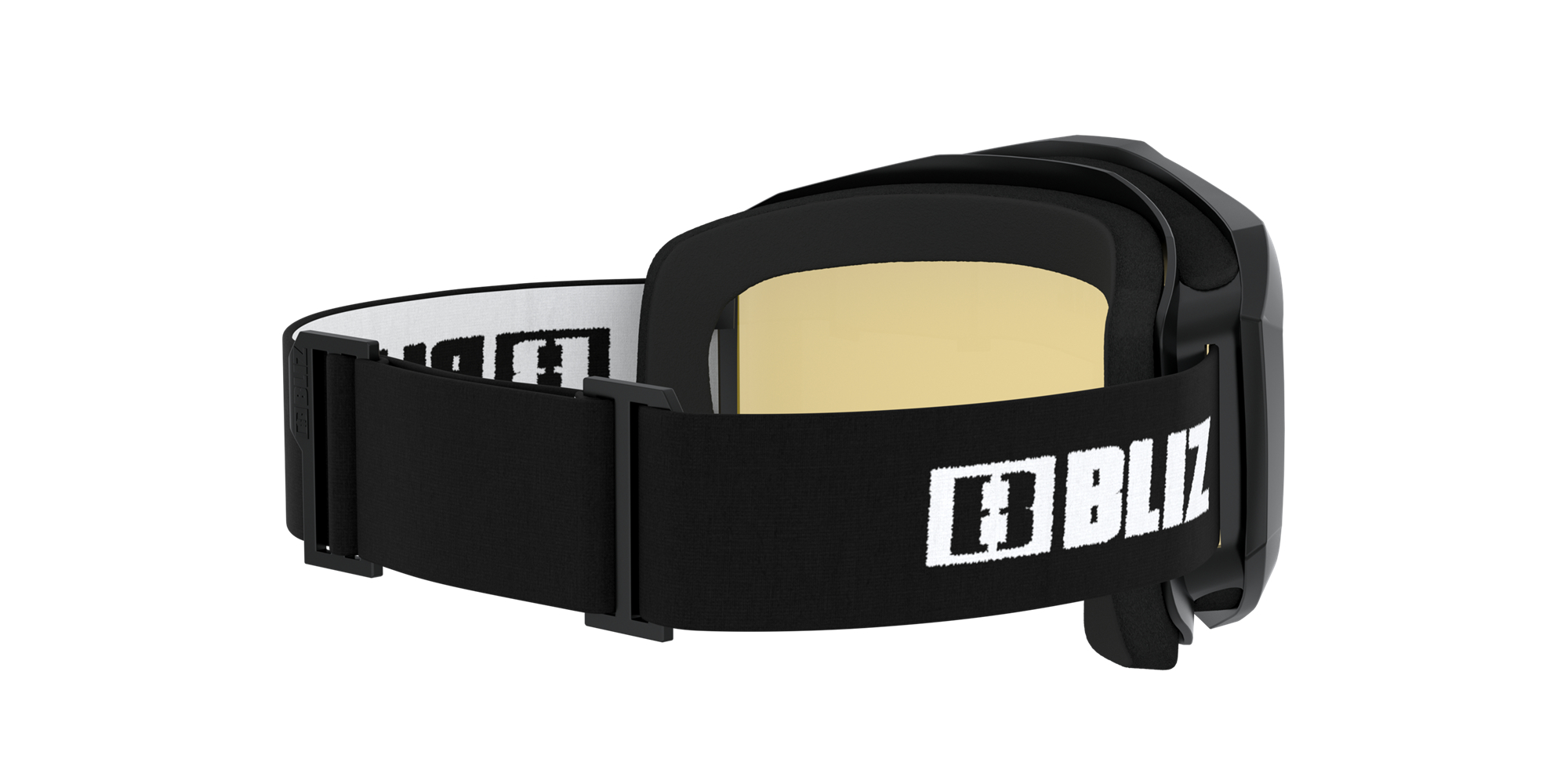 Bliz Liner Ski Goggles Black - White Logo / Yellow | ERZD08549