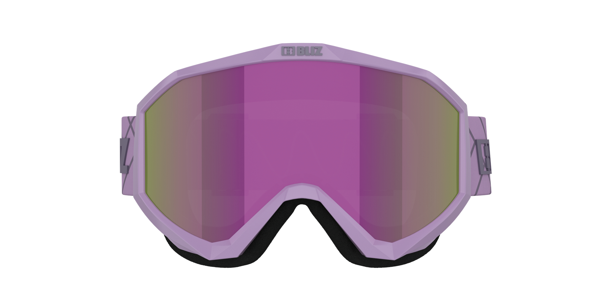 Bliz Liner Ski Goggles Matte Purple With Dark Purple Logo / Brown Purple | SLED42651