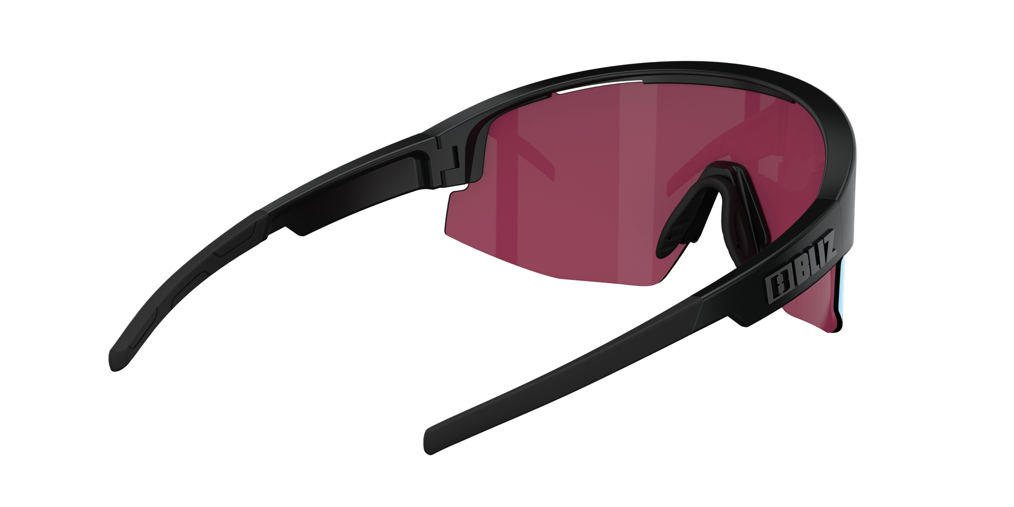 Bliz Matrix Small Sunglasses Black / Rose Violet Blue | MTUY41079