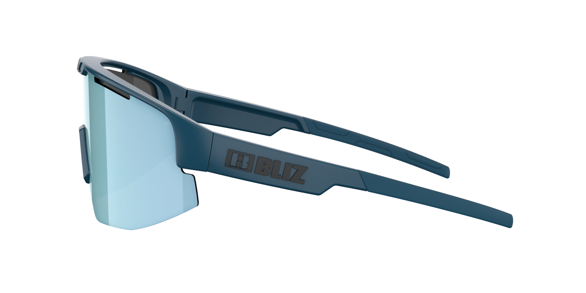 Bliz Matrix Small Sunglasses Matte Blue / Smoke Ice Blue Mirror | WGDR41259