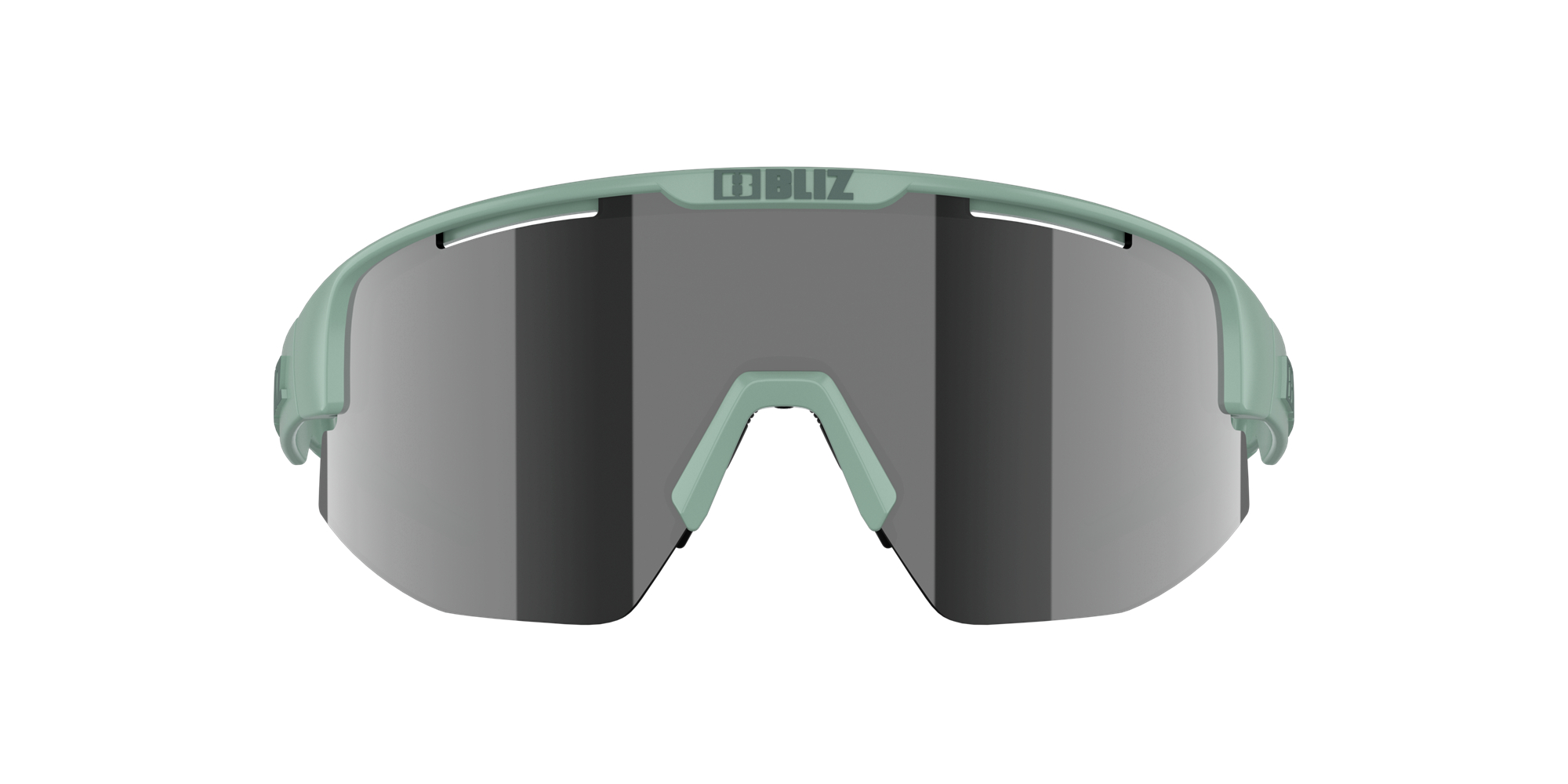 Bliz Matrix Small Sunglasses Matte Green / Smoke Silver Mirror | SIKF13058