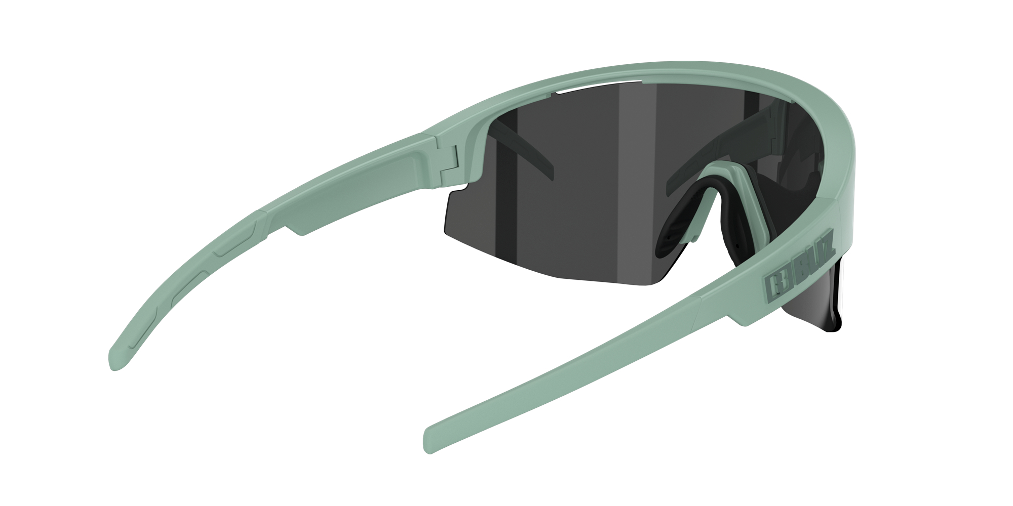 Bliz Matrix Small Sunglasses Matte Green / Smoke Silver Mirror | SIKF13058