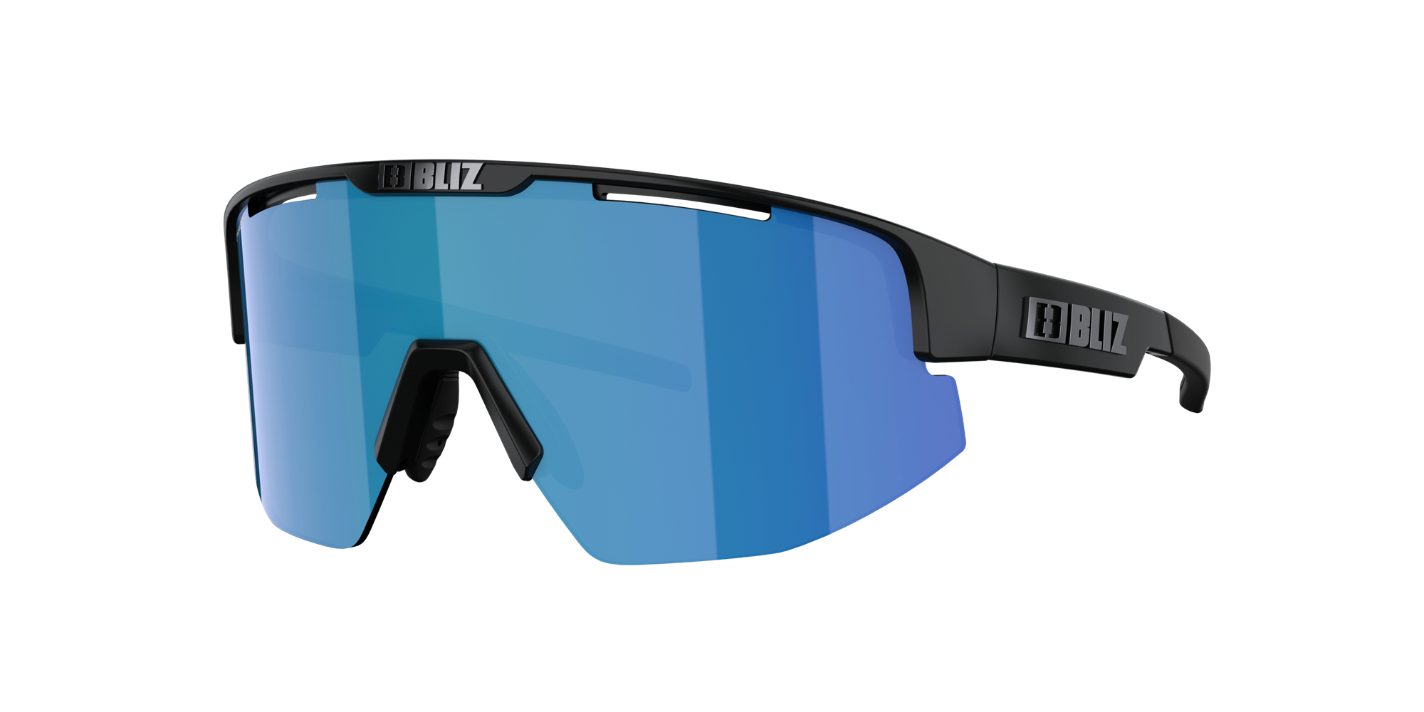 Bliz Matrix Sunglasses Black / Brown Blue | ZYNL19635