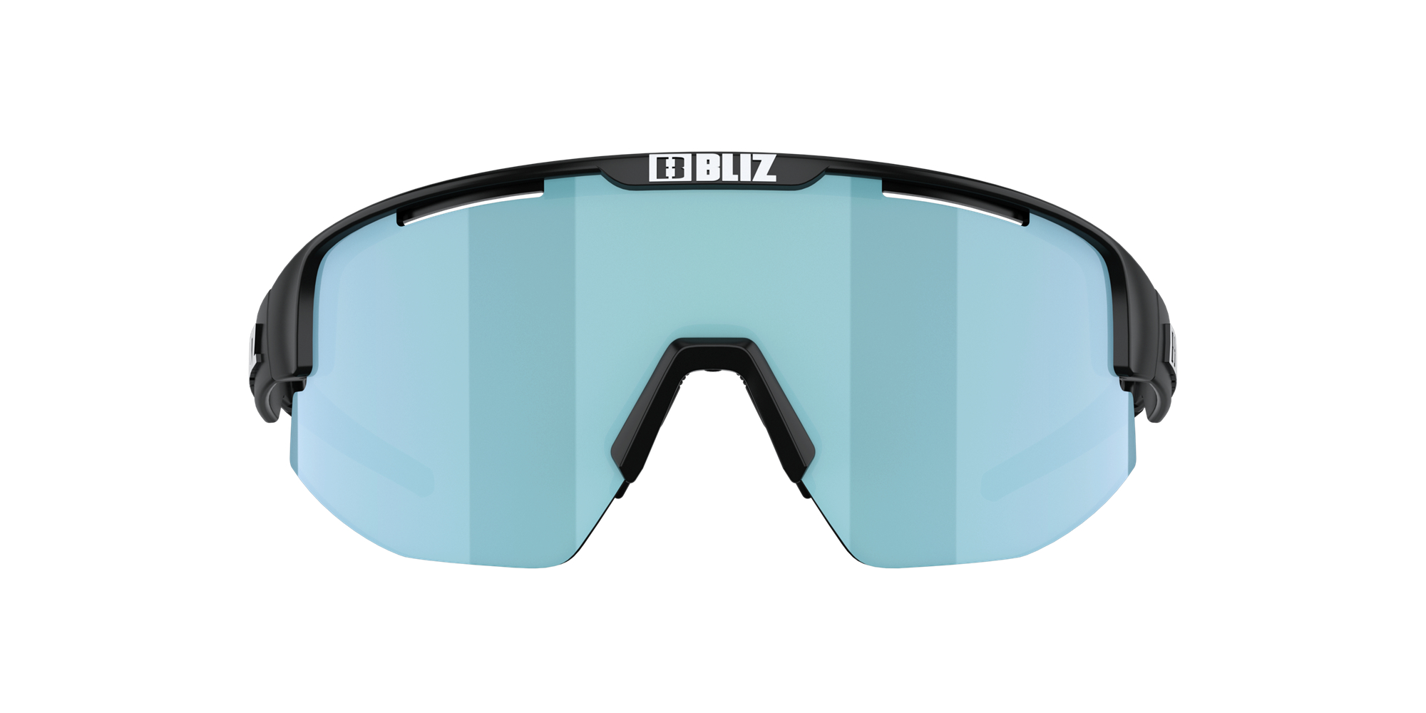 Bliz Matrix Sunglasses Black / Smoke Ice Blue | WVJE61504