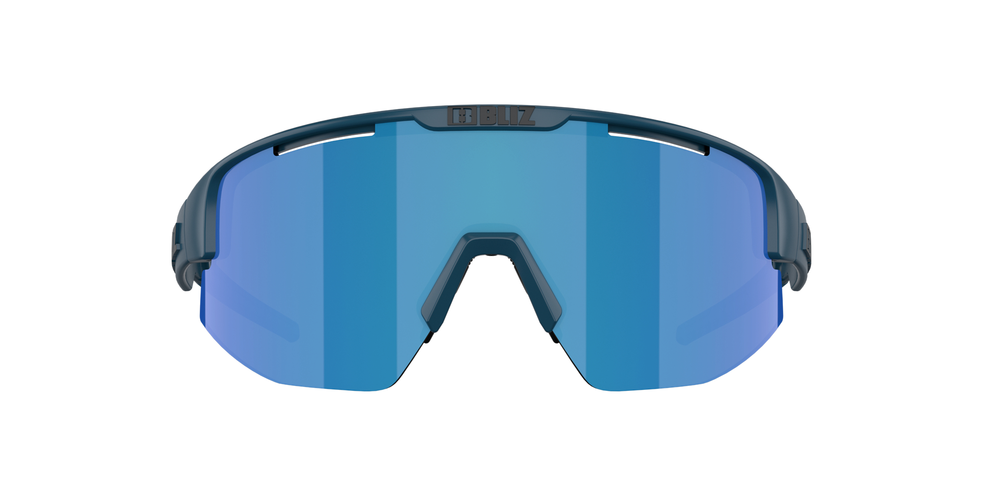 Bliz Matrix Sunglasses Matte Blue / Brown Mirror Blue | AYVM30154