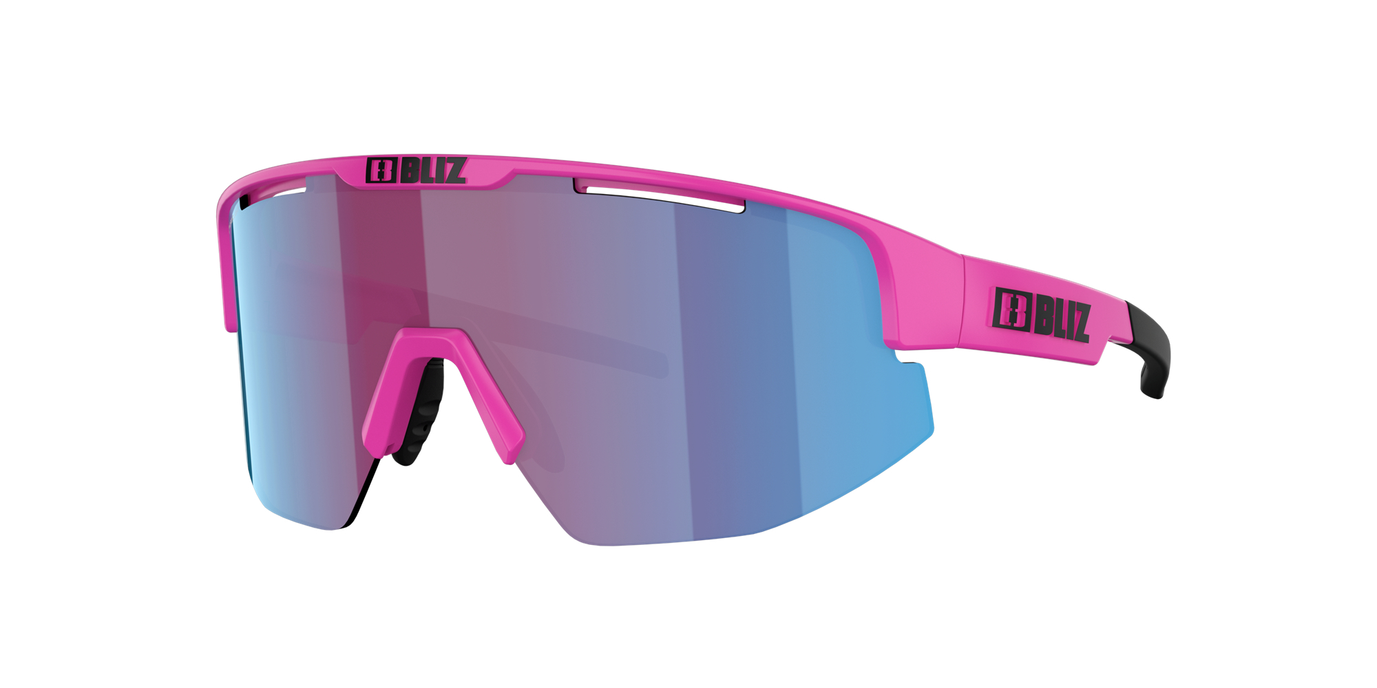 Bliz Matrix Sunglasses Neon Rose / Rose Violet Blue | AKJF86953