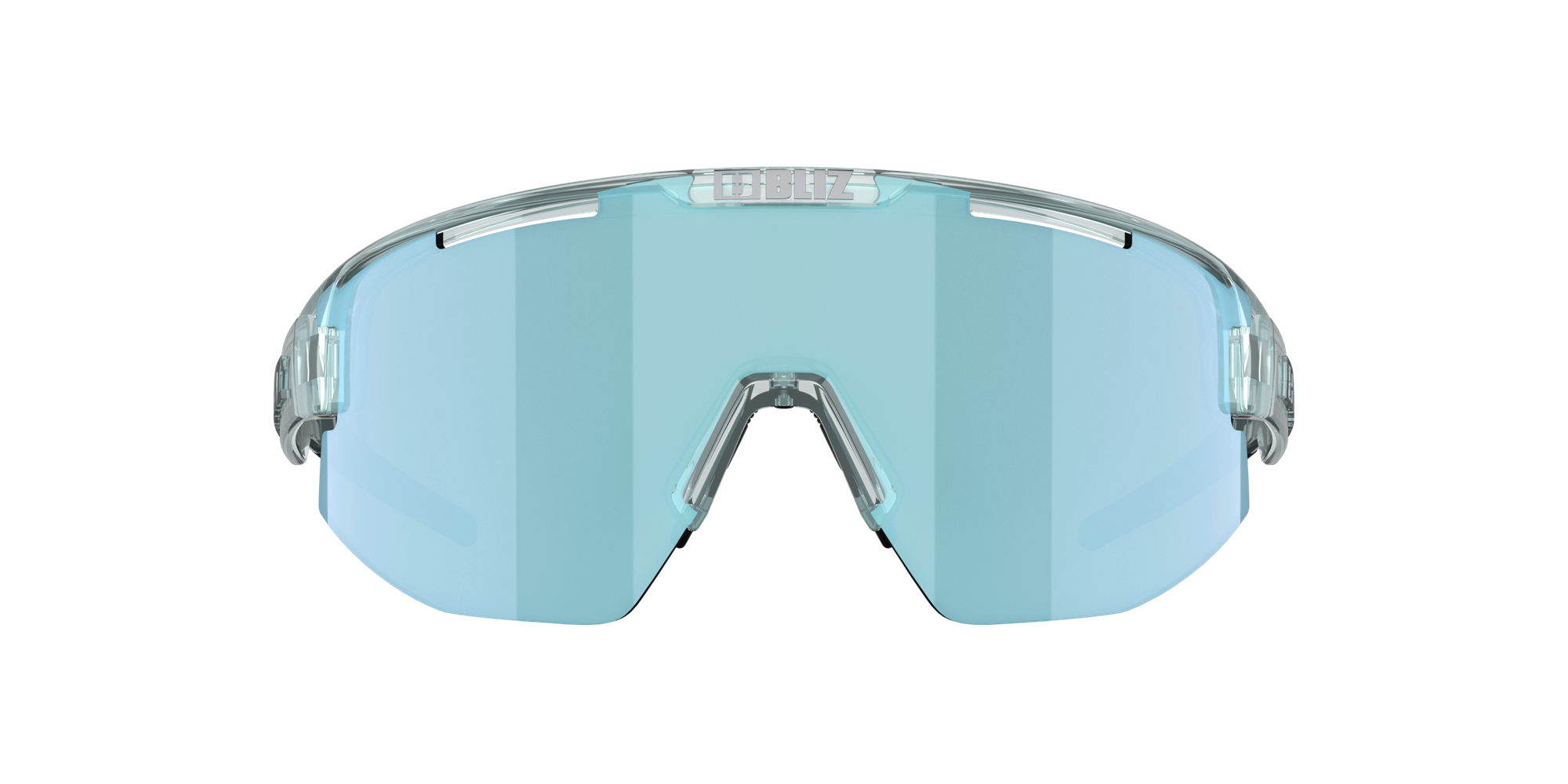 Bliz Matrix Sunglasses Transparent Ice Blue / Smoke Ice Blue | OCLA80763