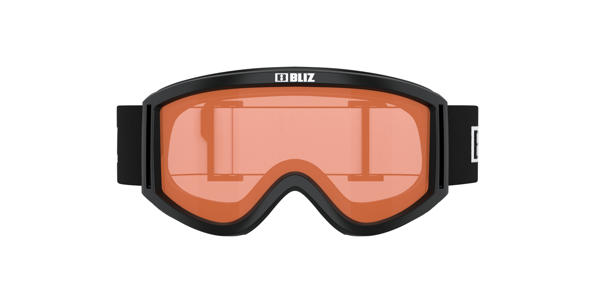 Bliz Pixie Ski Goggles Matte Black With White Logo / Orange | JVSG13768