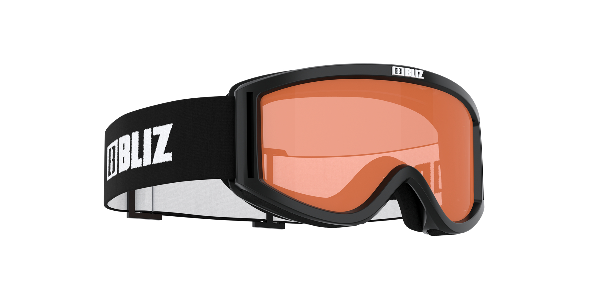 Bliz Pixie Ski Goggles Matte Black With White Logo / Orange | JVSG13768