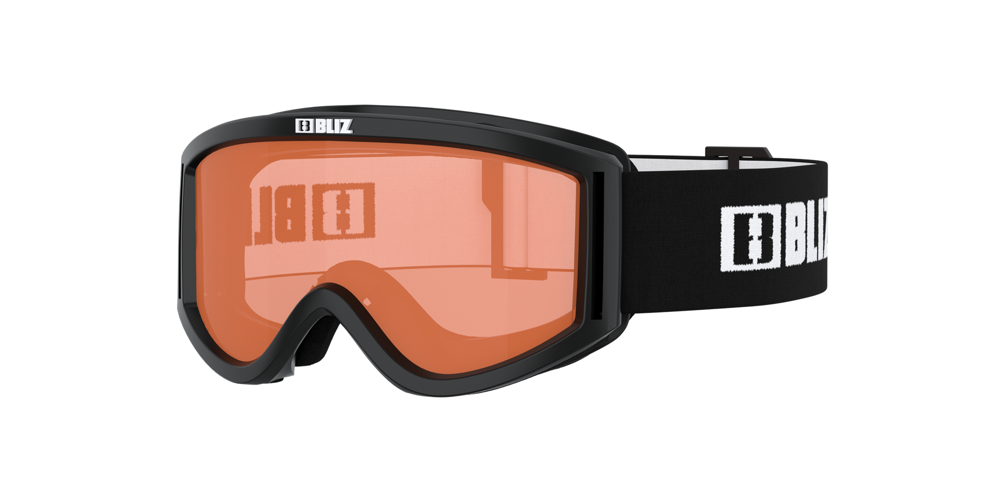 Bliz Pixie Ski Goggles Matte Black With White Logo / Orange | JVSG13768