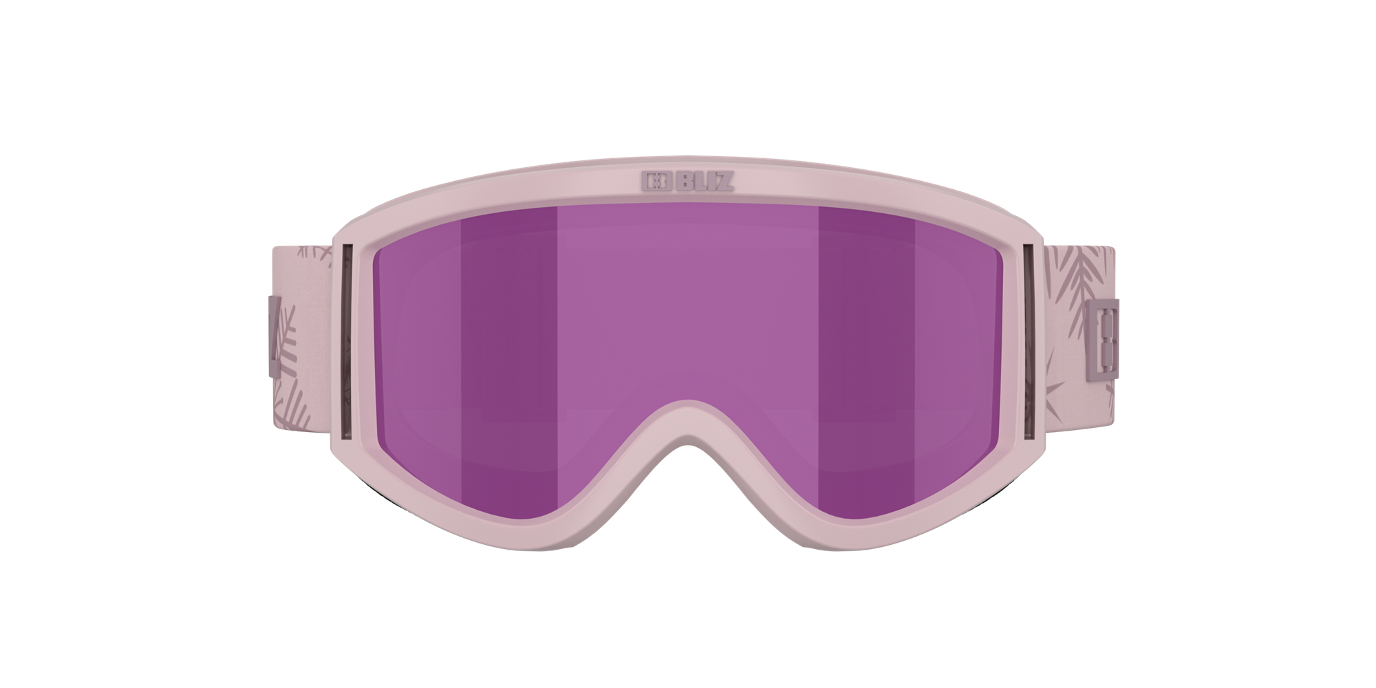 Bliz Pixie Ski Goggles Matte Pink With Dark Pink Logo / Brown Pink | VDAG18705