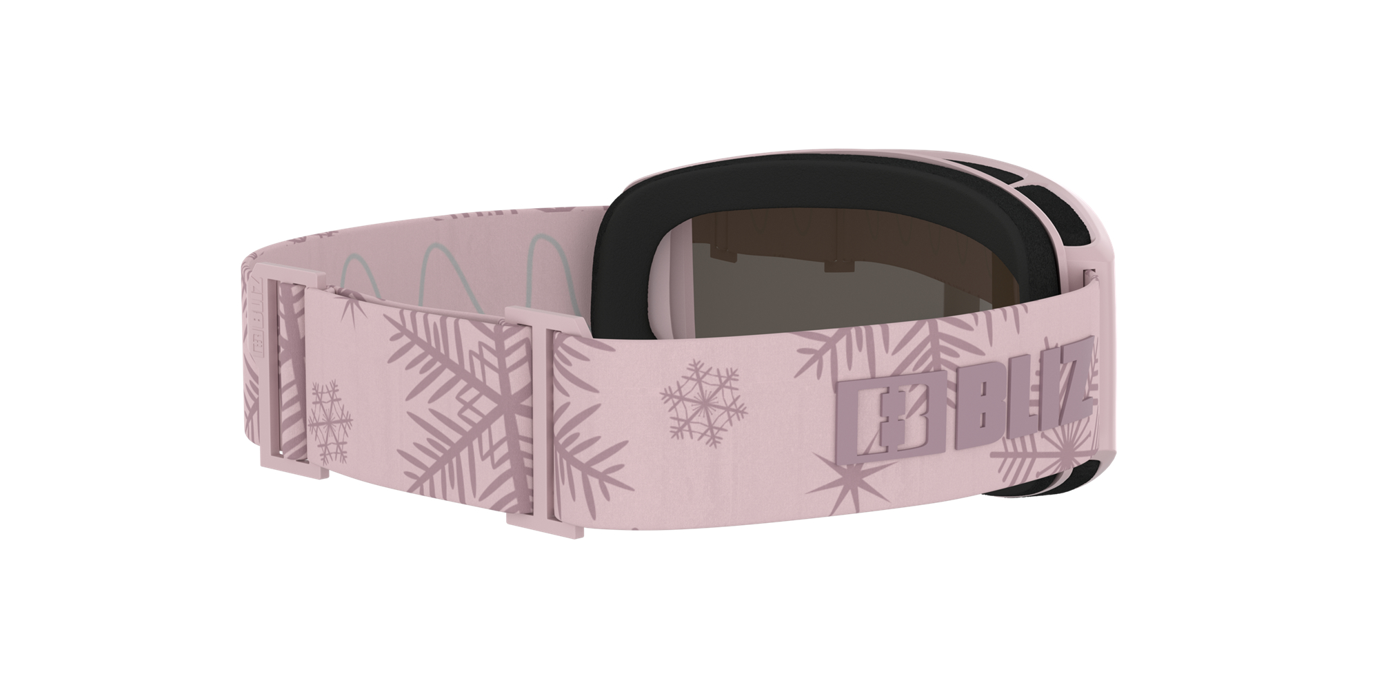 Bliz Pixie Ski Goggles Matte Pink With Dark Pink Logo / Brown Pink | VDAG18705