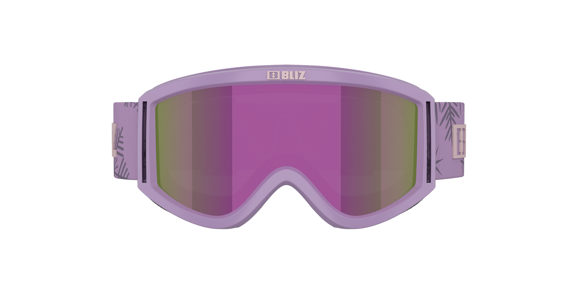 Bliz Pixie Ski Goggles Matte Purple With Pink Logo / Brown Purple | AMPU56978