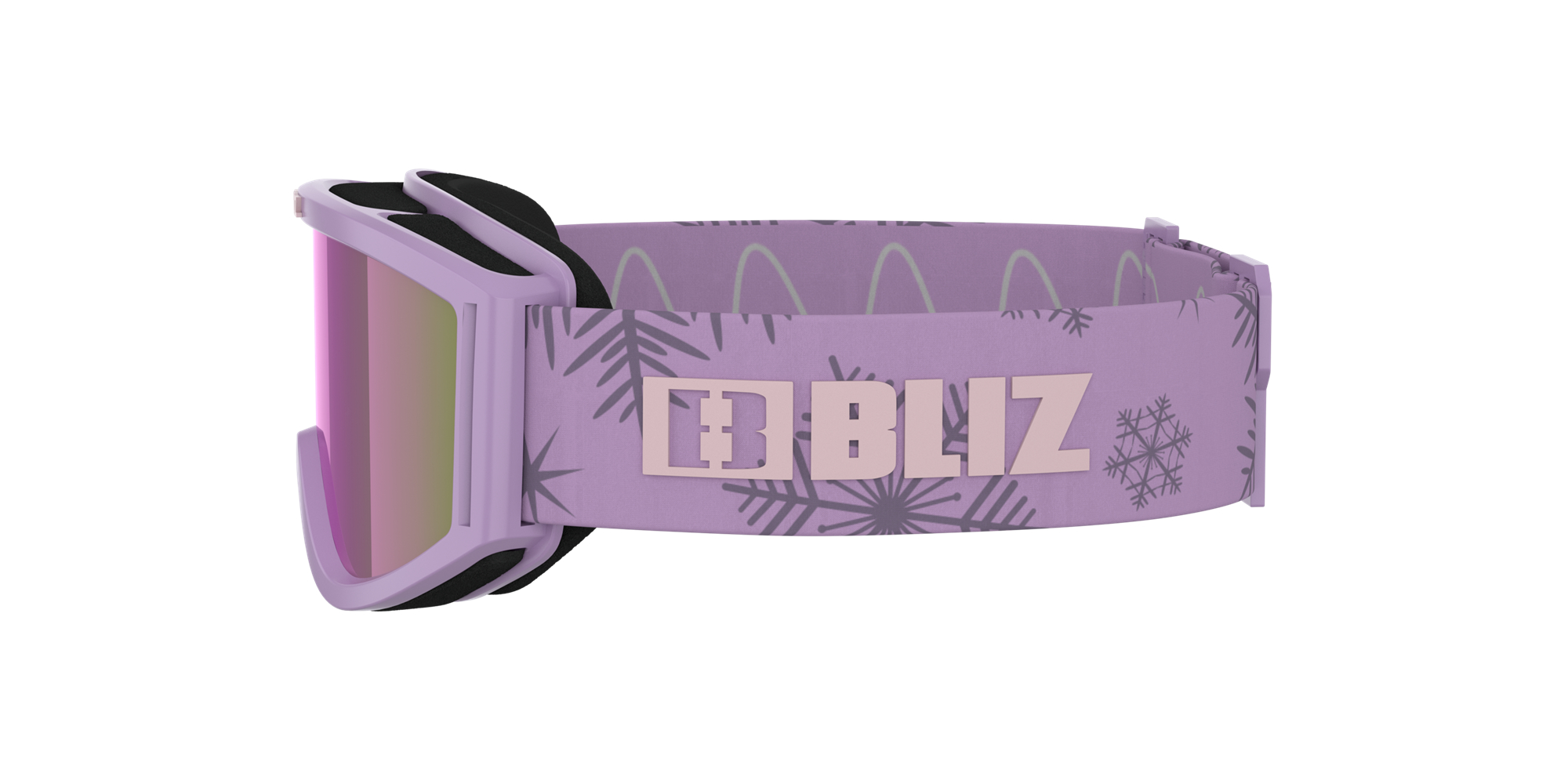 Bliz Pixie Ski Goggles Matte Purple With Pink Logo / Brown Purple | AMPU56978