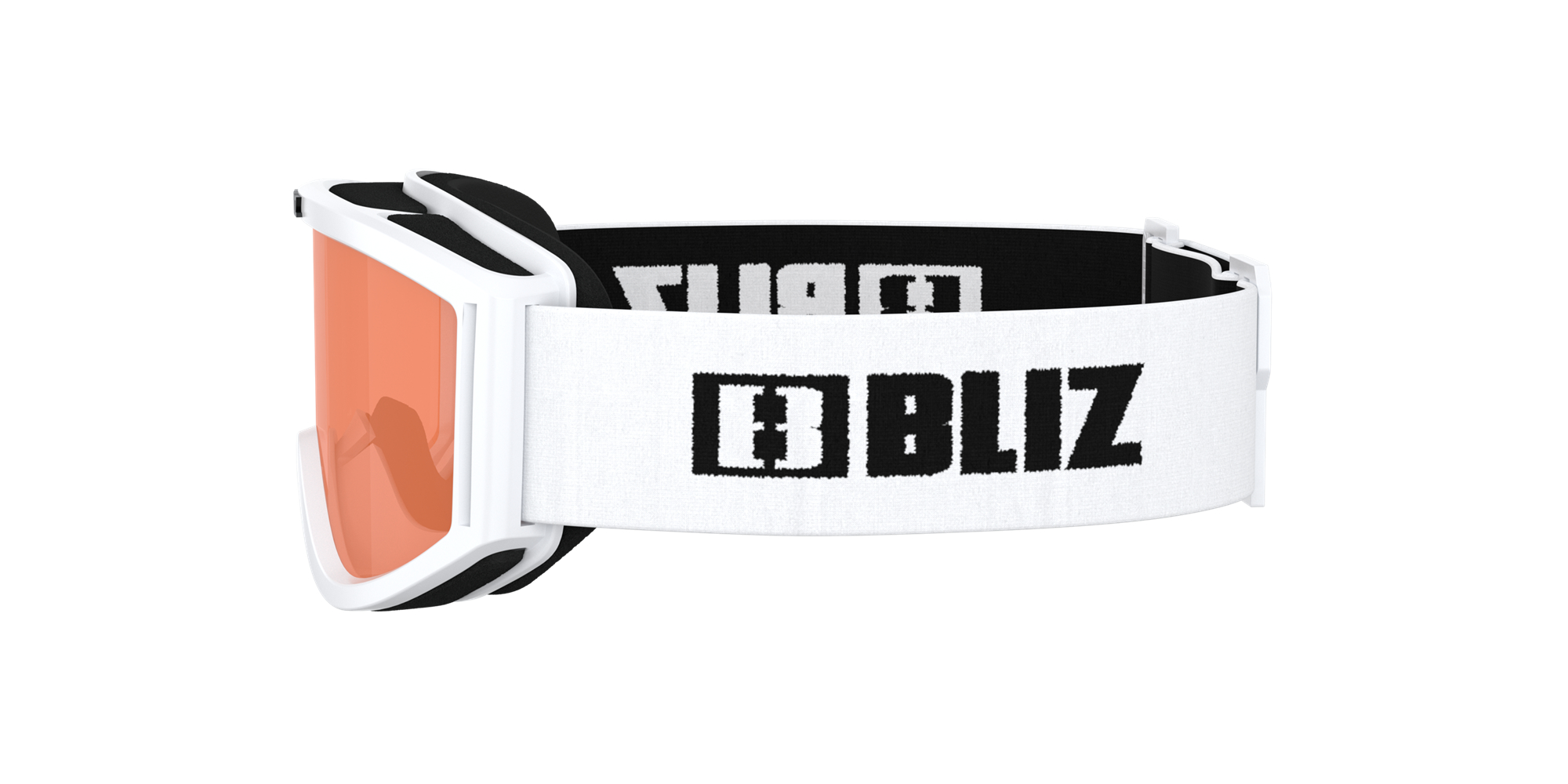 Bliz Pixie Ski Goggles Matte White With Black Logo / Orange | YQSH38927