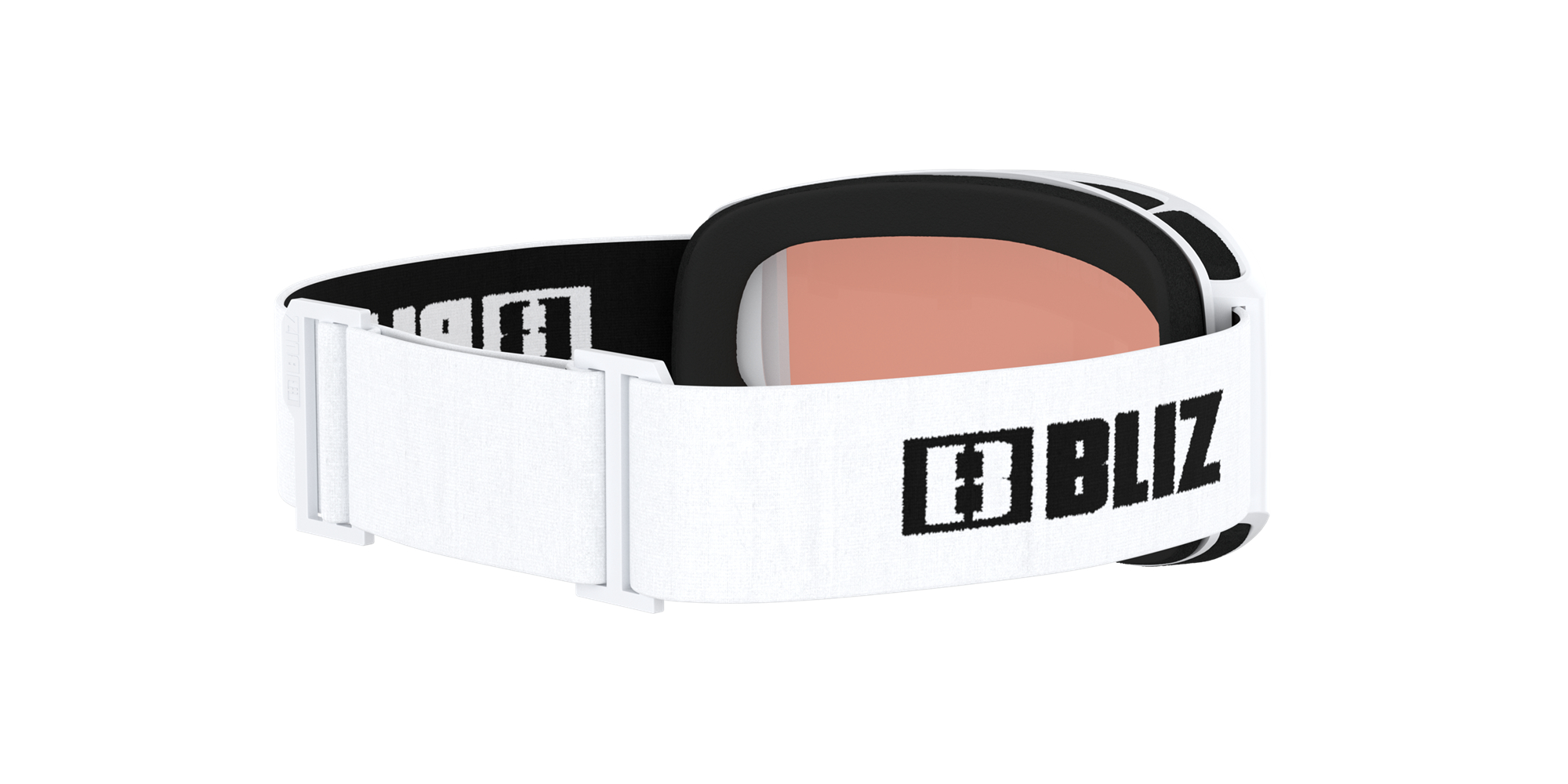 Bliz Pixie Ski Goggles Matte White With Black Logo / Orange | YQSH38927