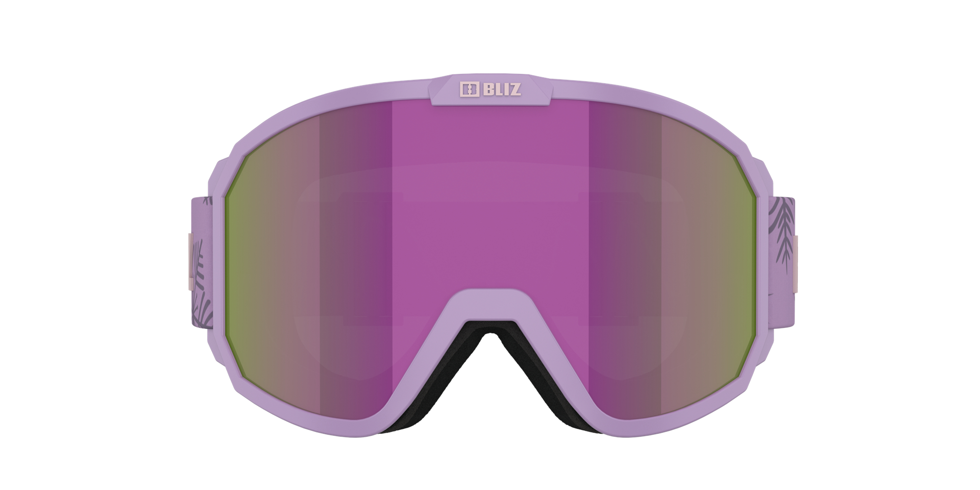 Bliz Rave Jr Ski Goggles Matte Purple With Pink Logo / Brown Purple | FATG17063