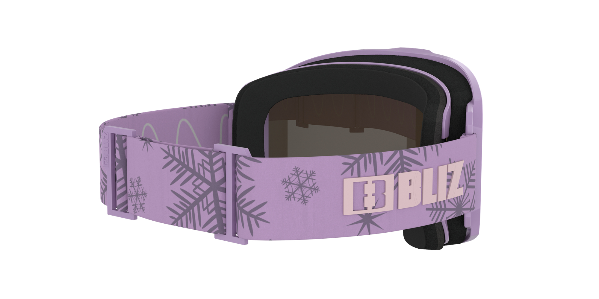 Bliz Rave Jr Ski Goggles Matte Purple With Pink Logo / Brown Purple | FATG17063