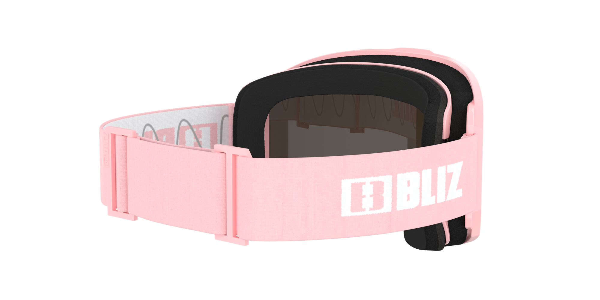 Bliz Rave Jr Ski Goggles Powder Pink - White Logo / Brown Pink | NZLI31208