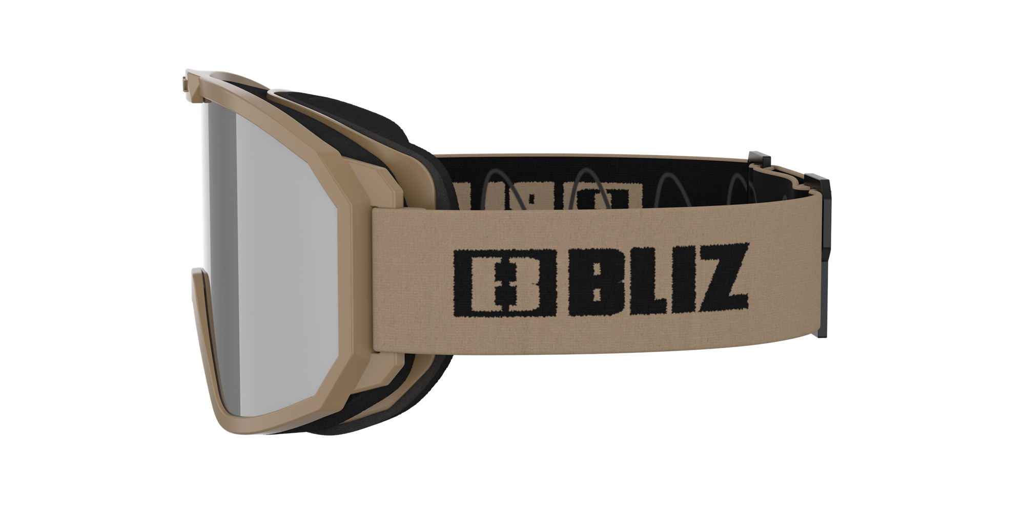 Bliz Rave Ski Goggles Camo Green - Black Logo / Smoke/Silver Mirror | BKGT61450