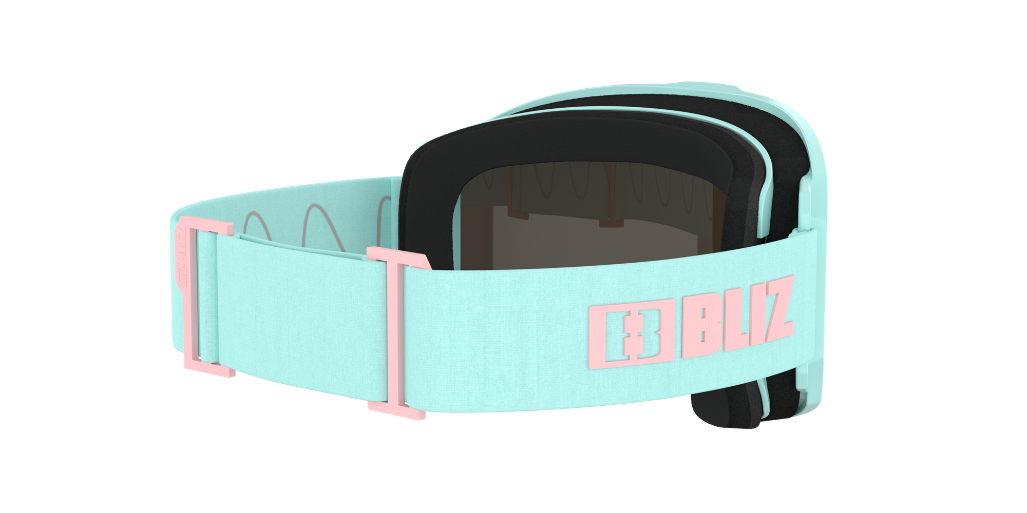 Bliz Rave Ski Goggles Mint - Pink Logo / Brown Pink | YROA92358