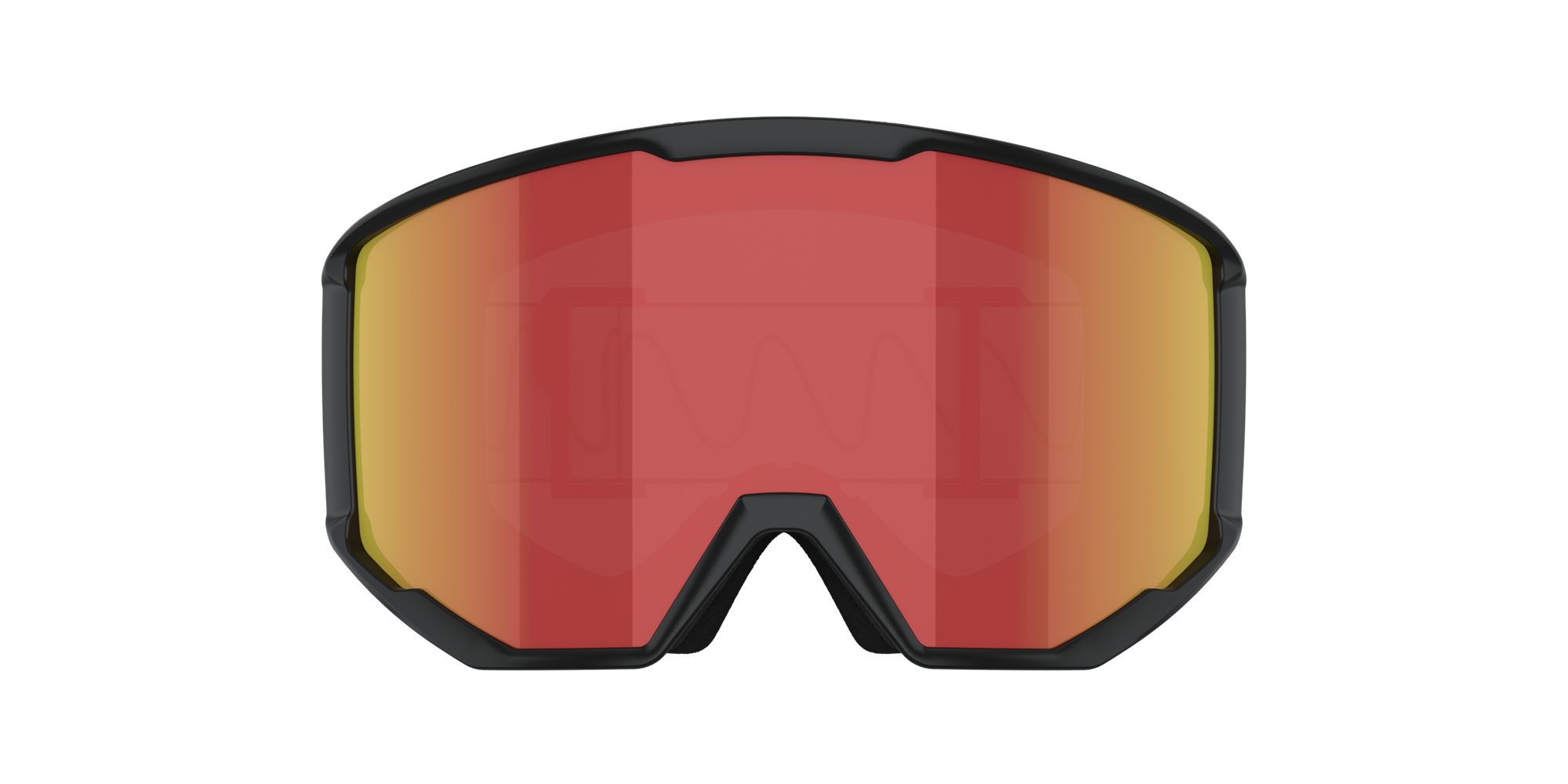 Bliz Spark Ski Goggles Black / Brown & Red | GTSV71642