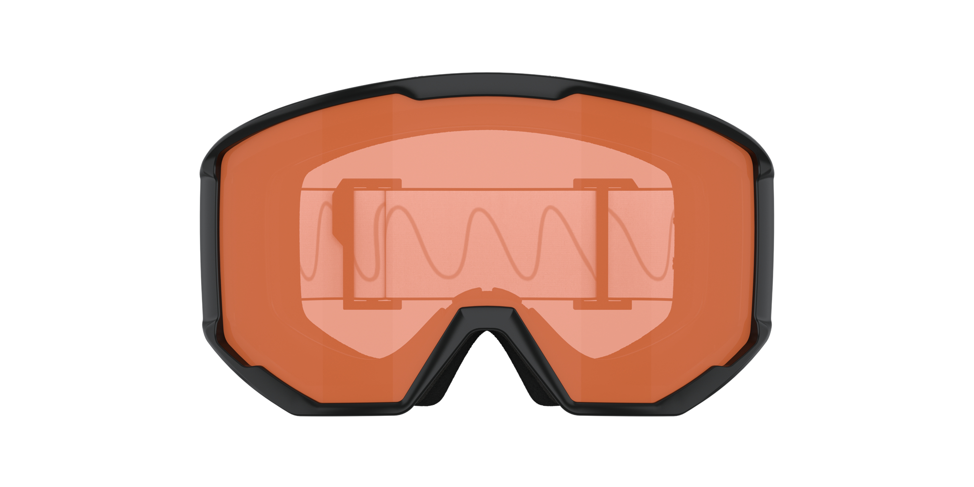 Bliz Spark Ski Goggles Black / Orange | BOZR27869