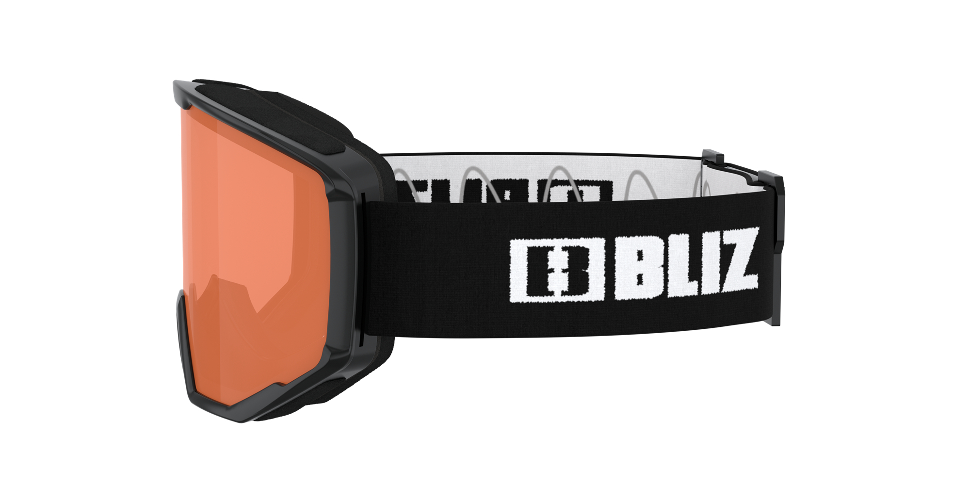 Bliz Spark Ski Goggles Black / Orange | BOZR27869