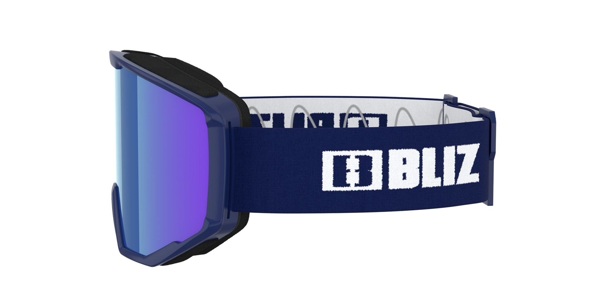 Bliz Spark Ski Goggles Dark Blue / Brown Blue | UMYQ13458