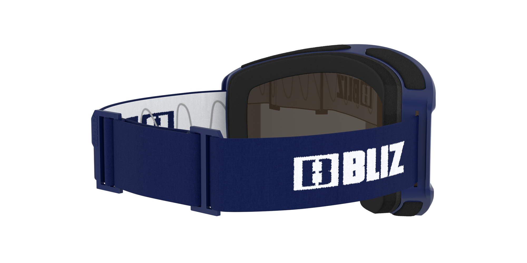 Bliz Spark Ski Goggles Dark Blue / Brown Blue | UMYQ13458