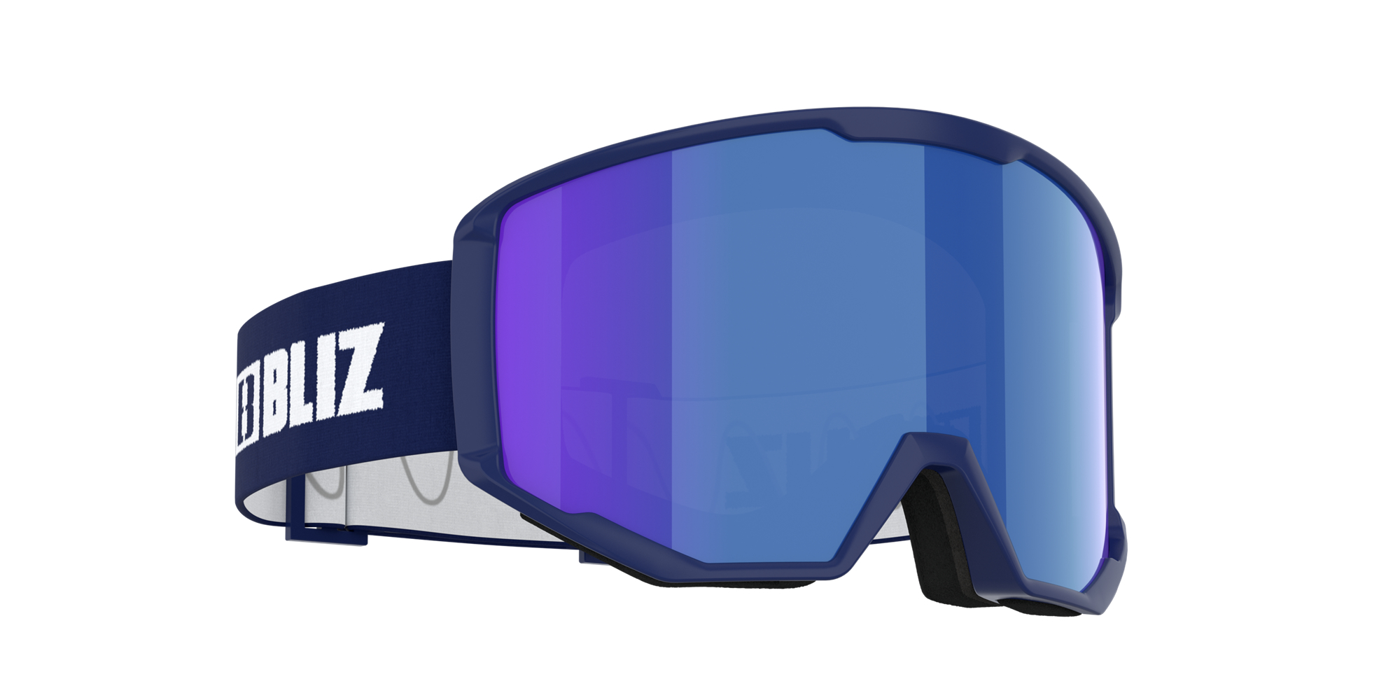 Bliz Spark Ski Goggles Dark Blue / Brown Blue | UMYQ13458