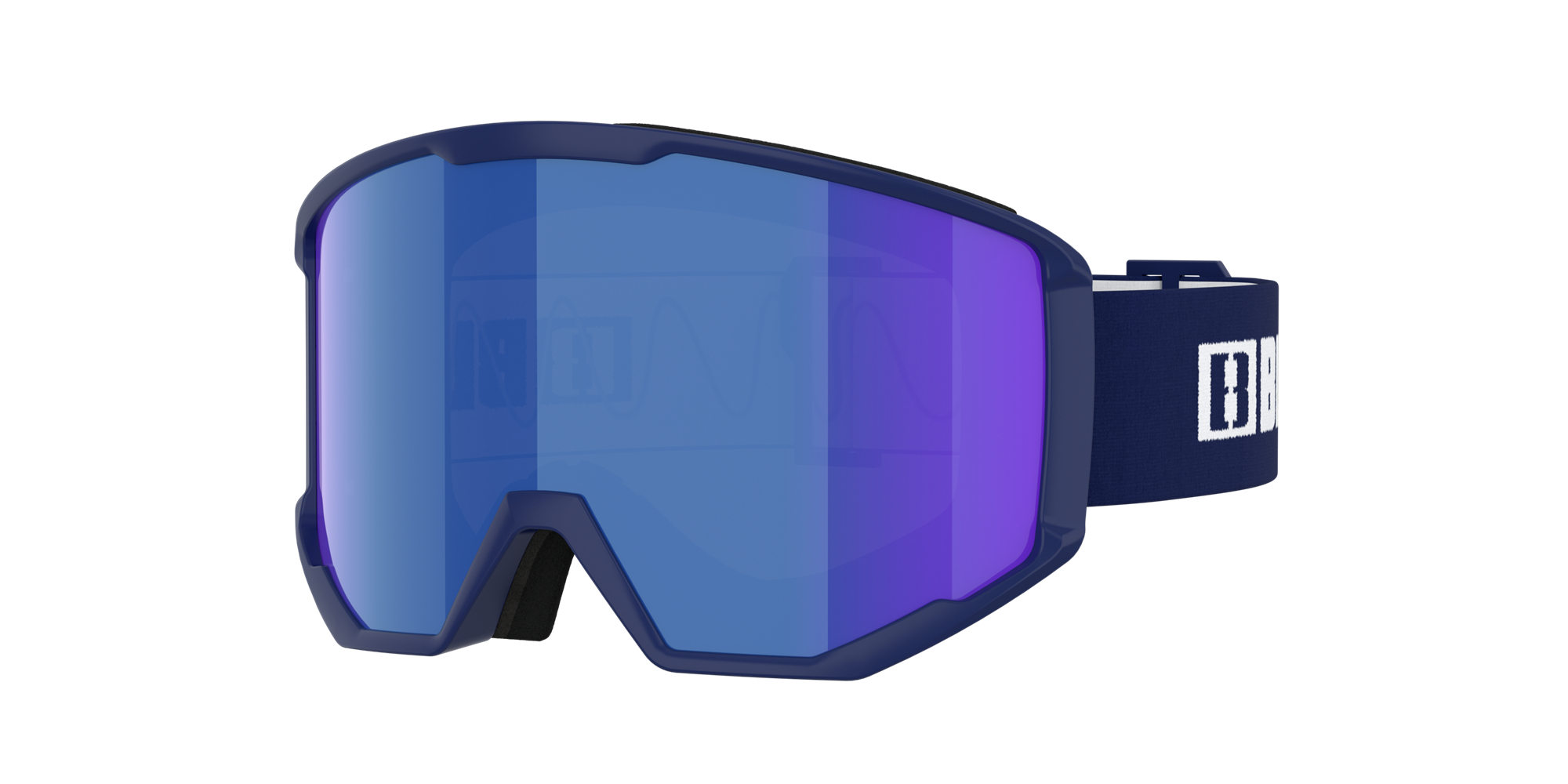 Bliz Spark Ski Goggles Dark Blue / Brown Blue | UMYQ13458