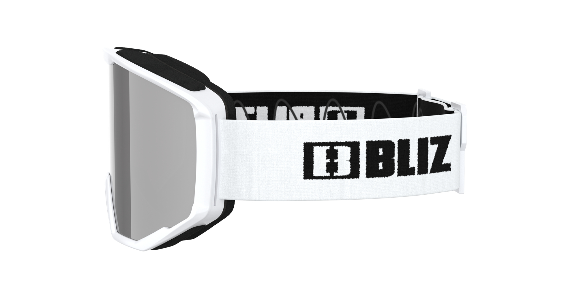 Bliz Spark Ski Goggles White / Pink/Silver Mirror | FGMT17642