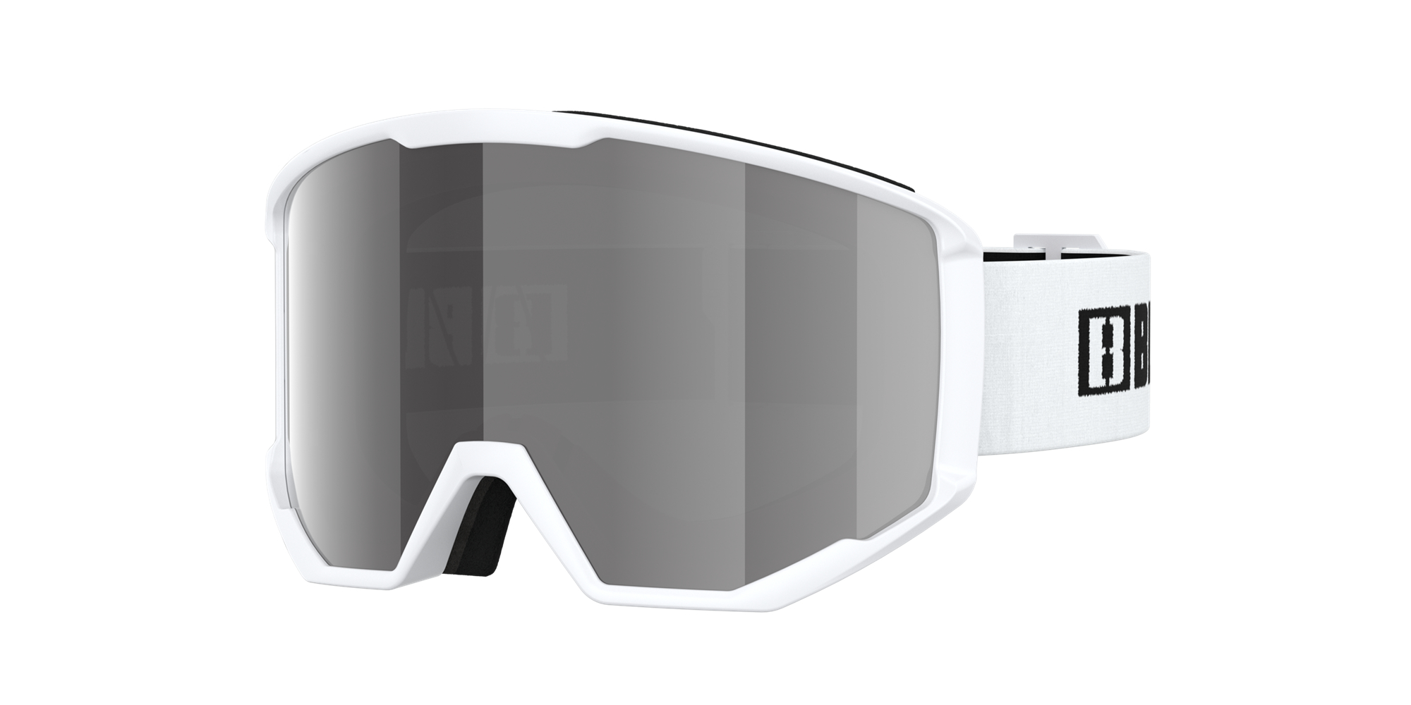 Bliz Spark Ski Goggles White / Pink/Silver Mirror | FGMT17642