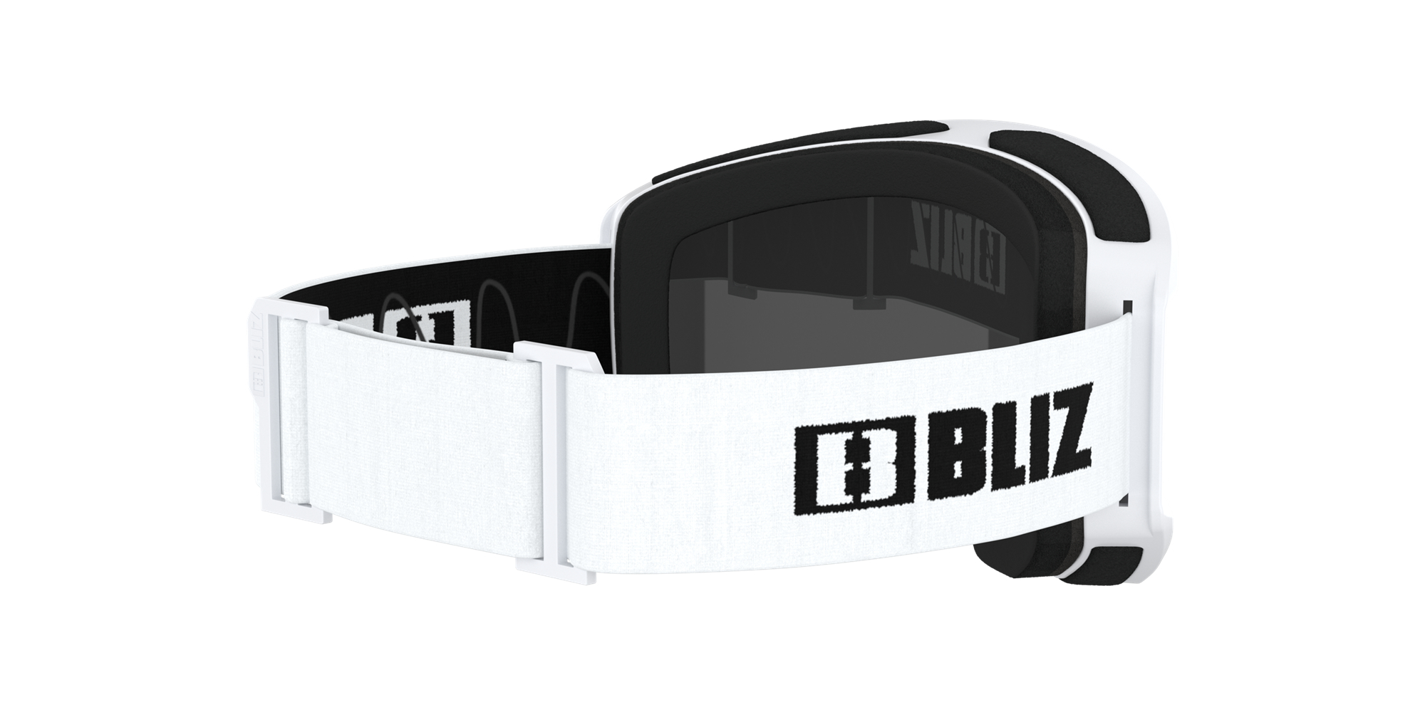 Bliz Spark Ski Goggles White / Smoke/Blue | XIVC03654