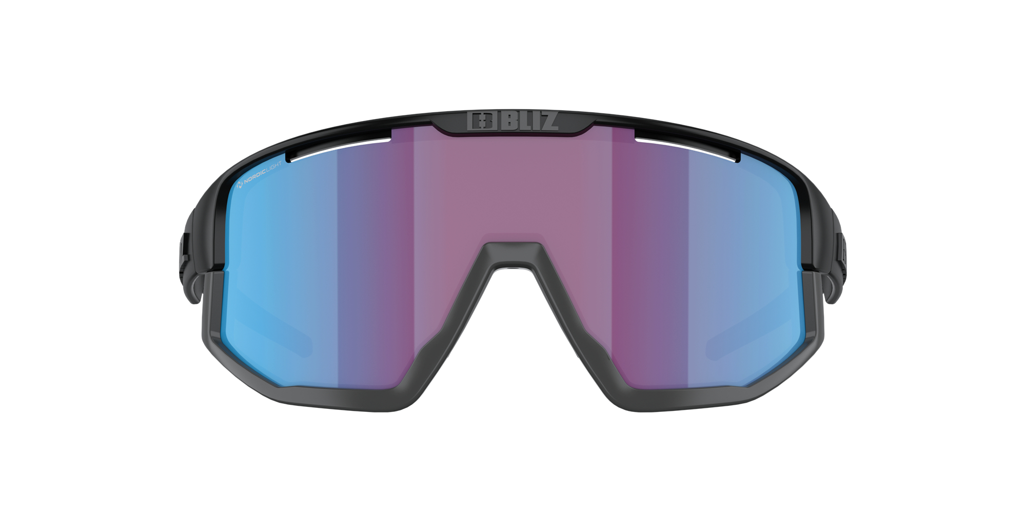 Bliz Vision Sunglasses Black / Rose Violet Blue | UDZS78490