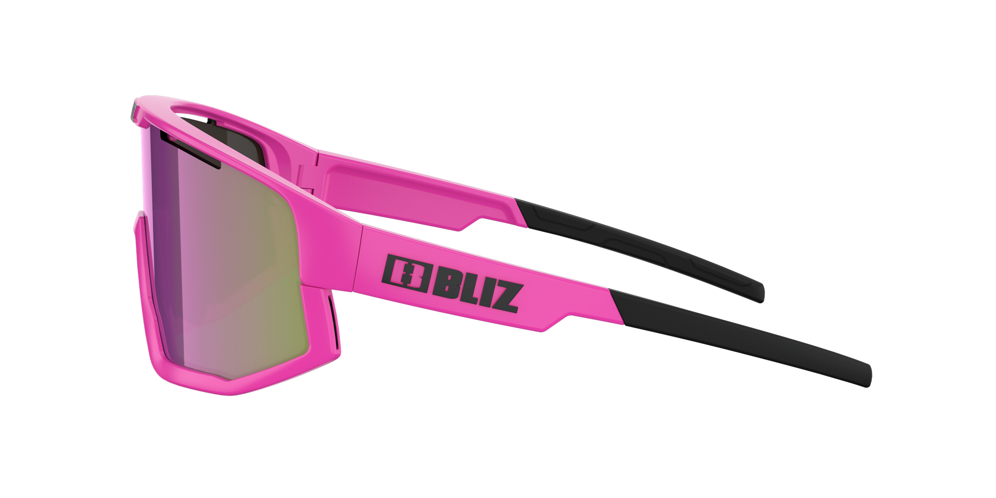 Bliz Vision Sunglasses Neon Rose / Brown Purple | GDUH26549